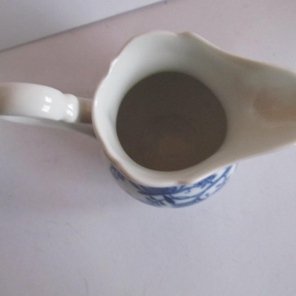Original Zwiebelmuster Czechoslovakia Blue Onion Creamer Pitcher Meissen Bohemia - Picture 4 of 7